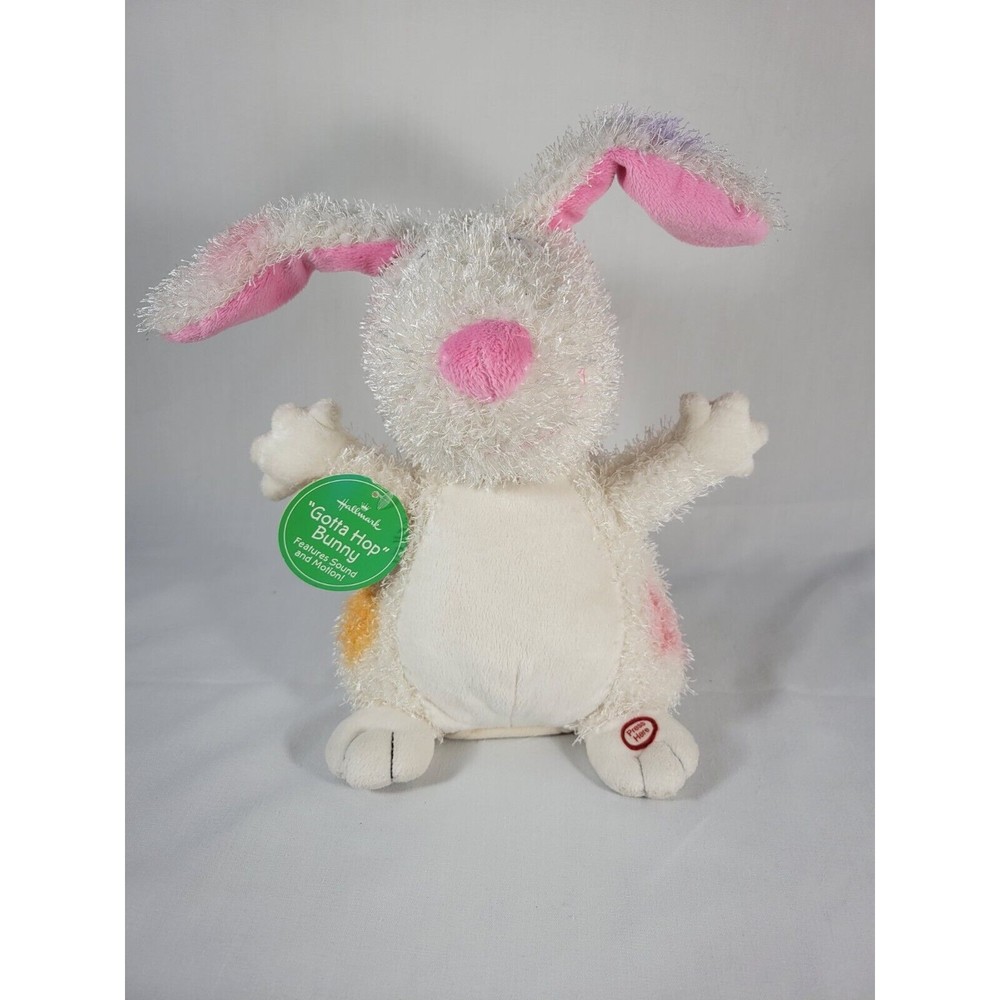 Hallmark Animated Plush Bunny Rabbit Musical Dancing Sound Gotta Hop